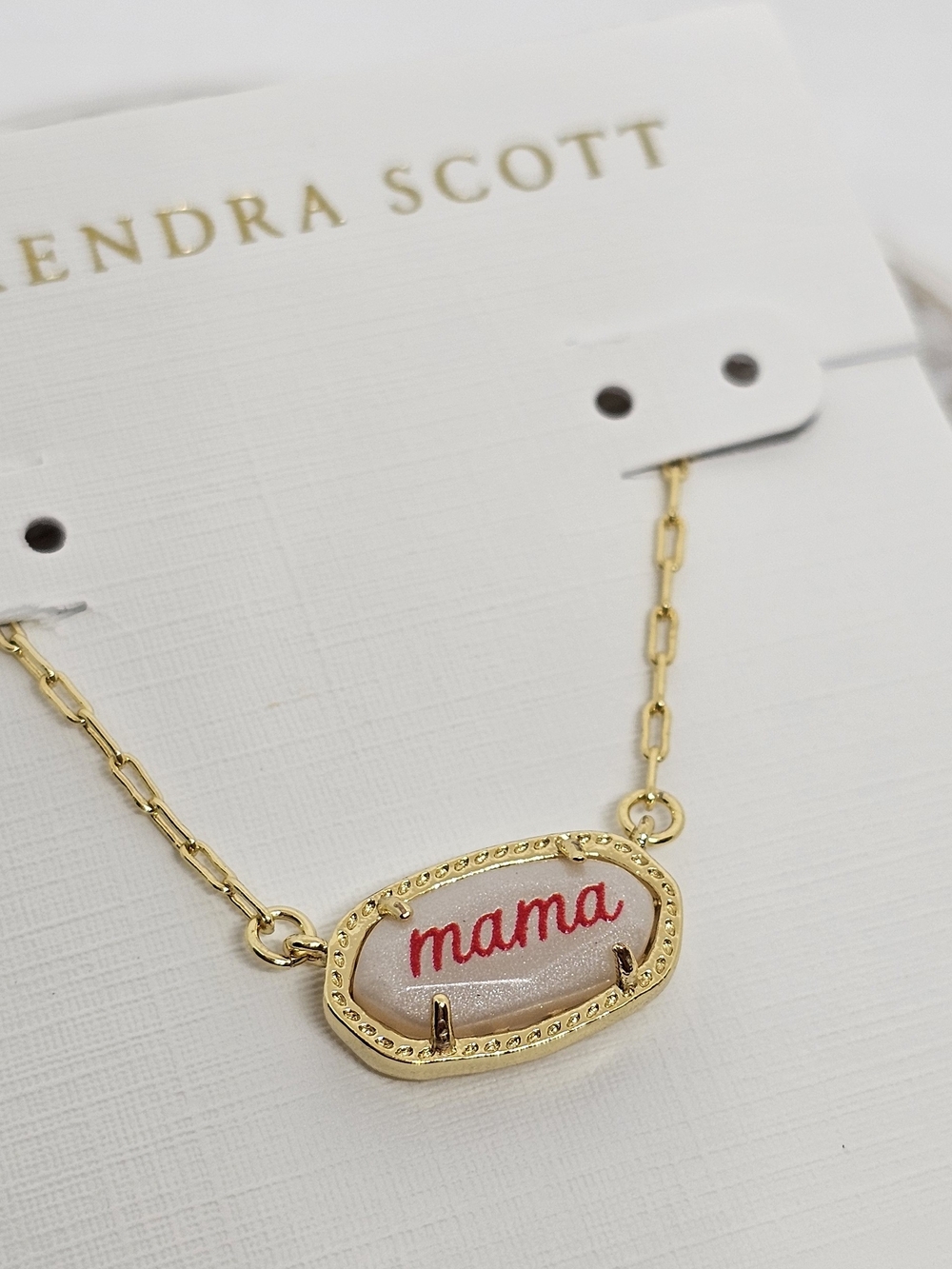 Kendra Scott Elisa Mama Script Necklacr
